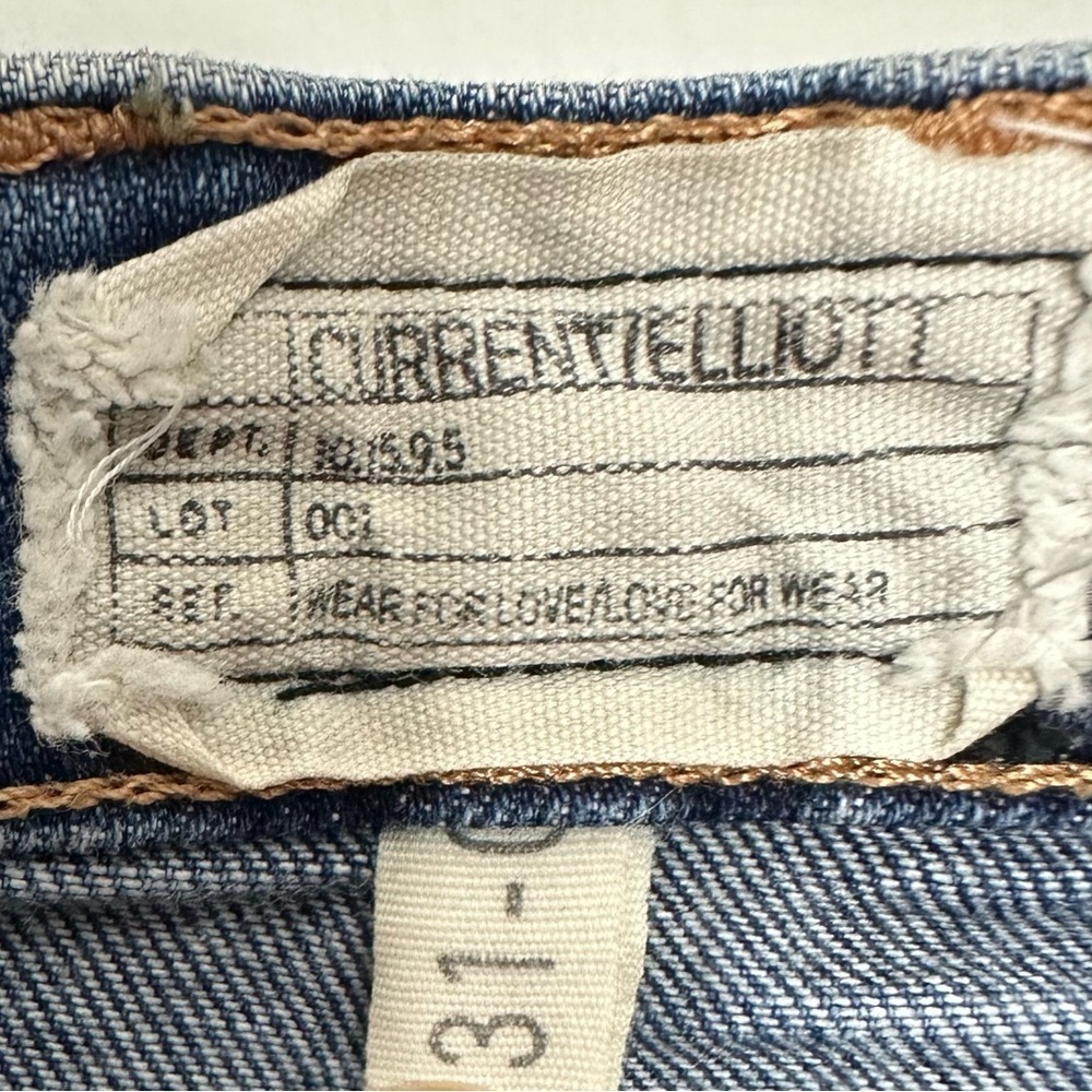Current/Elliot The Fling Relaxed Fit Jeans Distressed - Picture 6 of 9